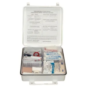 50 Person OSHA First Aid Kit, Plastic Case