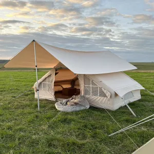 Premium AirVenture Canvas Air Tent - Durable and Lightweight Outdoor Camping Shelter