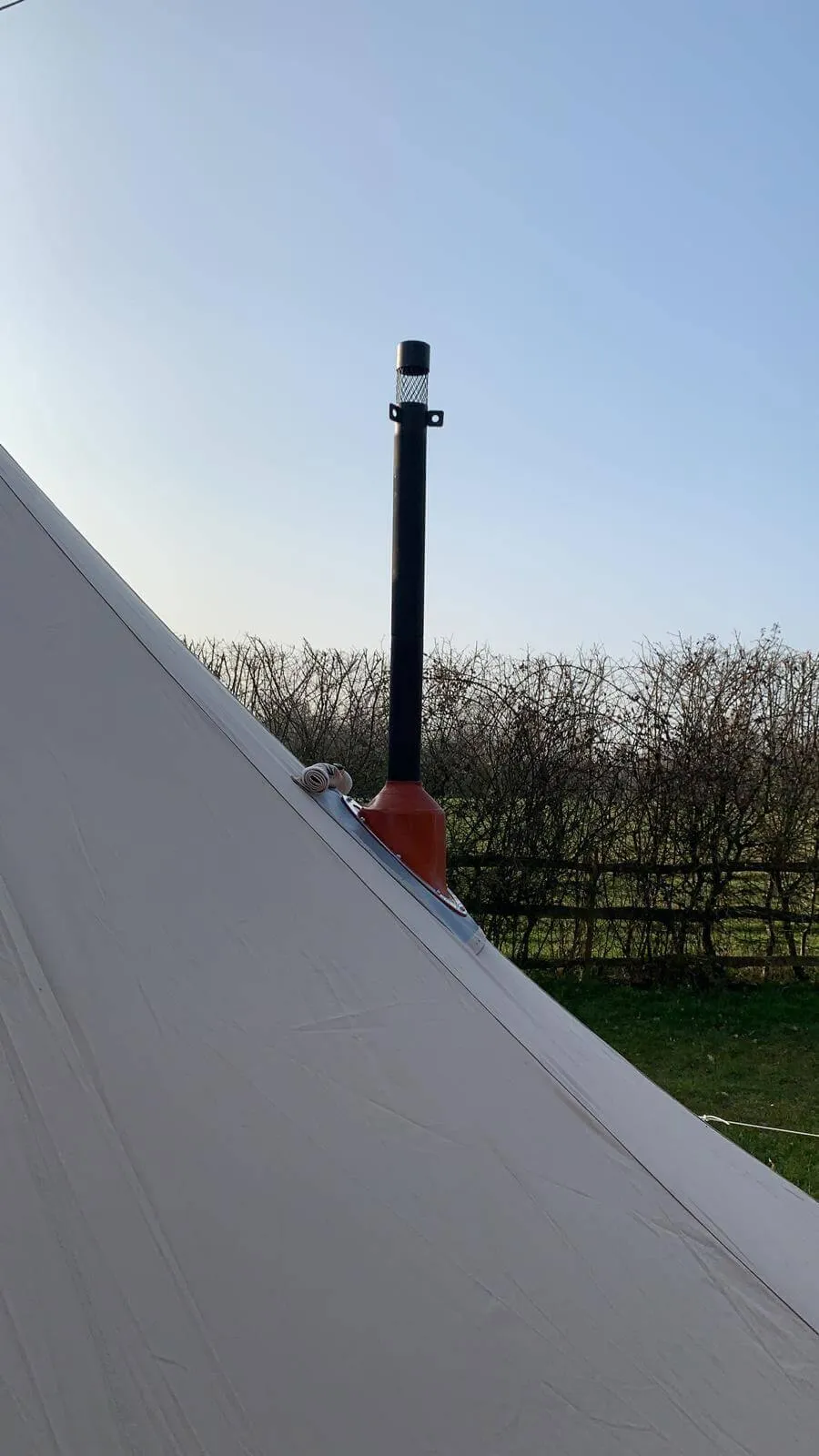 Bell Tent Fireproof Canvas Stove Flap