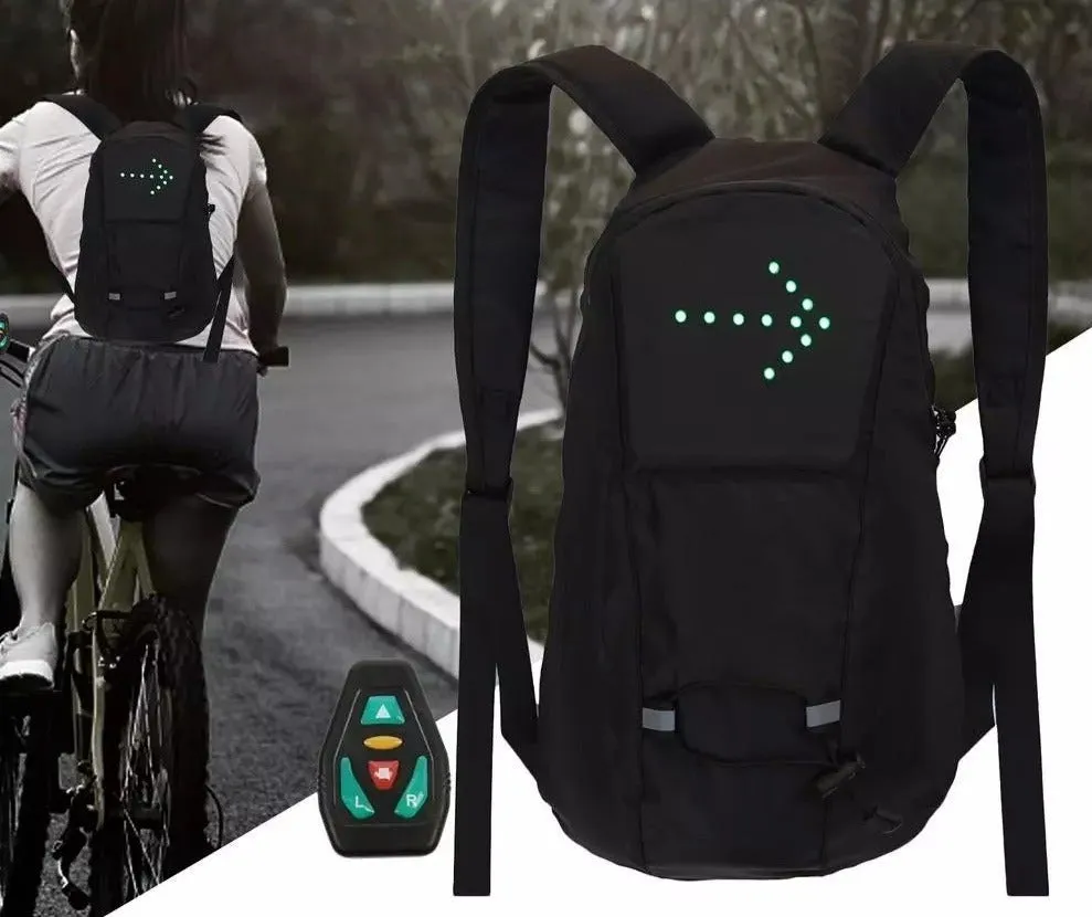 Biker Friendly Wireless Turn Signal Backpack