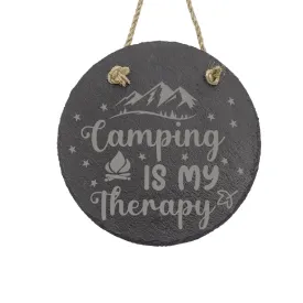 Camping is My Therapy Sign