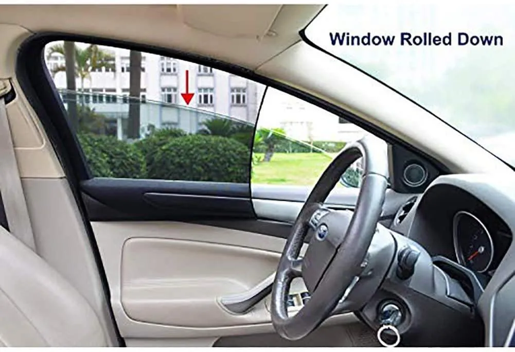 Car Window Sunshade, Universal Auto Rear Window Sunshades(2 Pack)