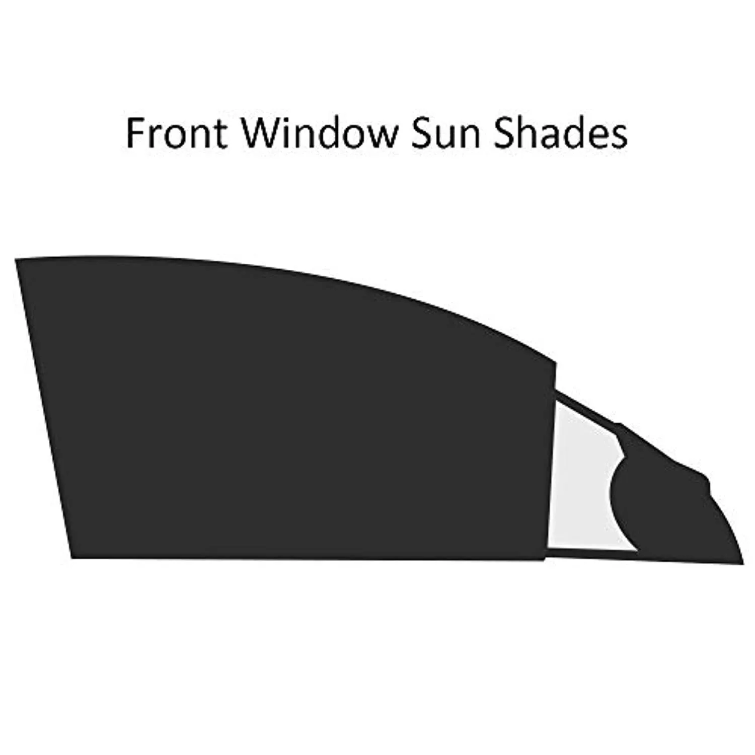 Car Window Sunshade, Universal Auto Rear Window Sunshades(2 Pack)