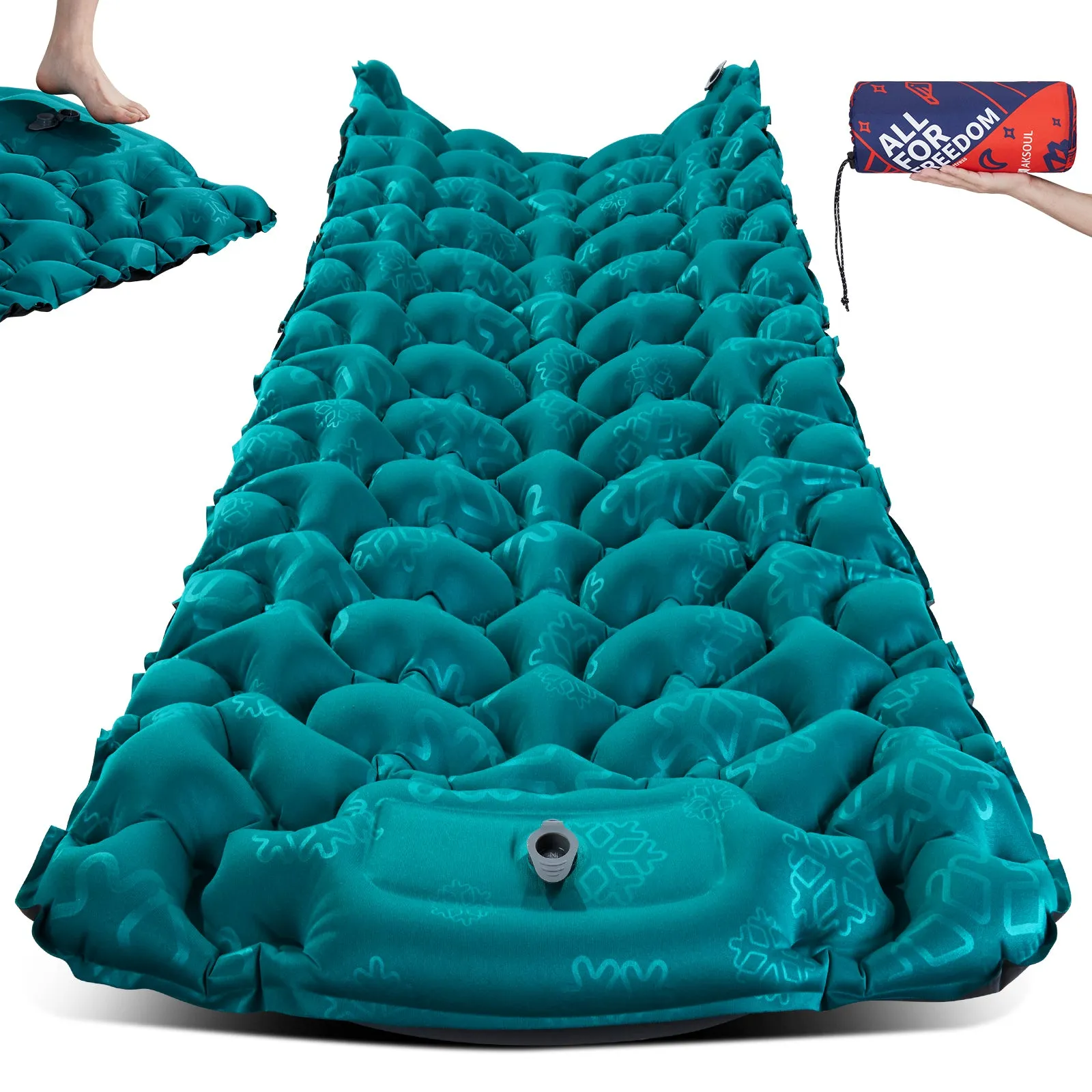 Comfort Self-Inflating Sleeping Pad with Pillow