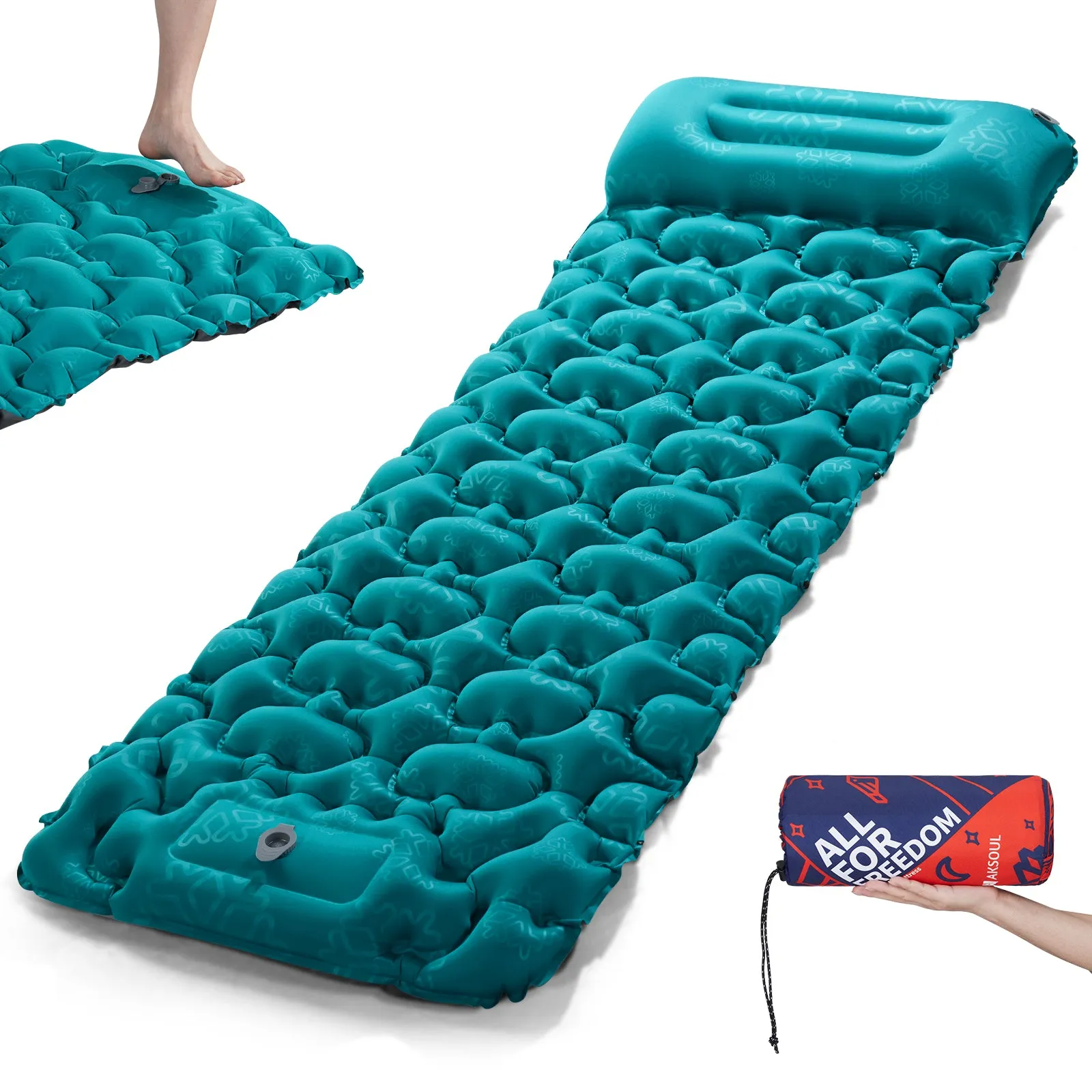 Comfort Self-Inflating Sleeping Pad with Pillow