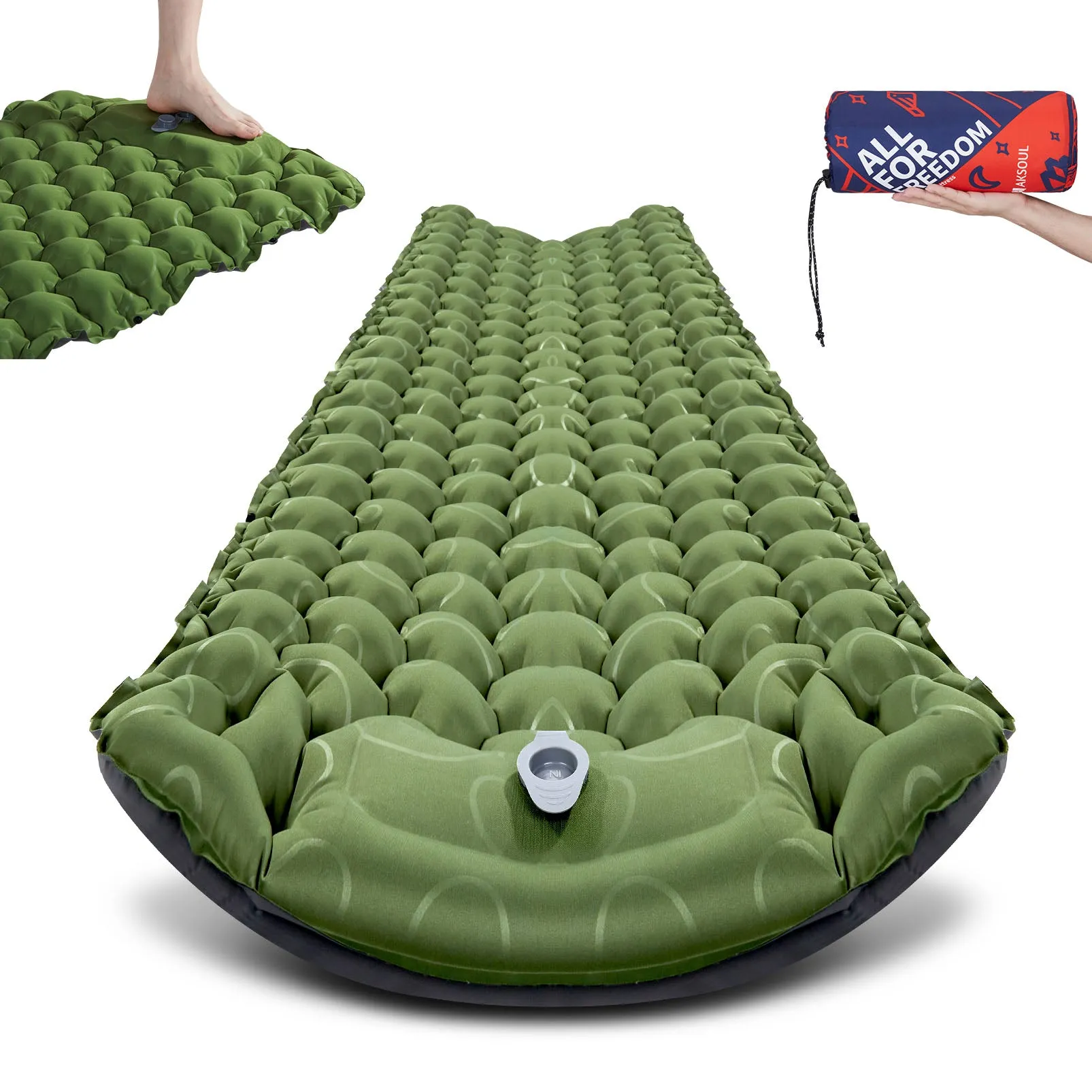 Comfort Self-Inflating Sleeping Pad with Pillow