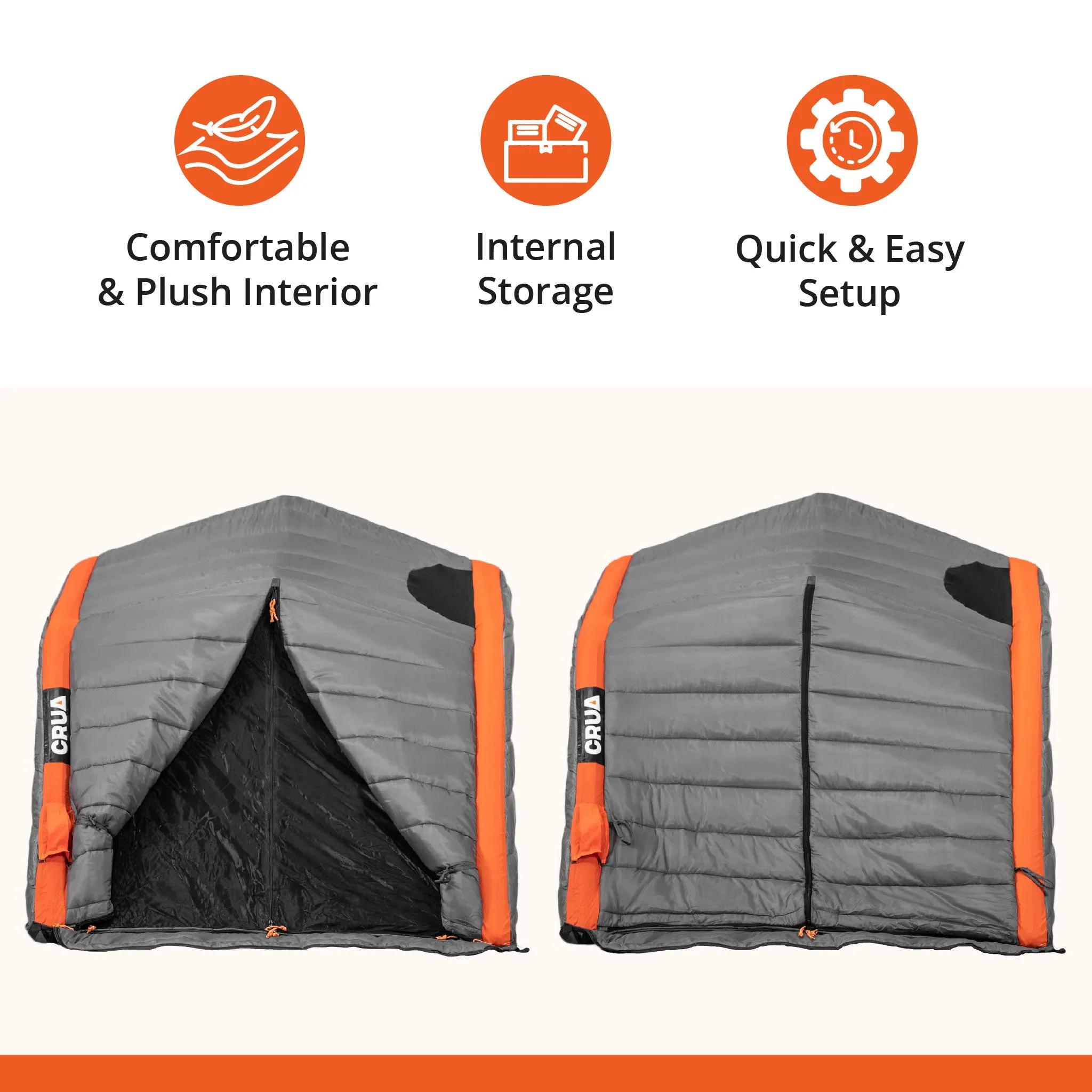 CULLA HAUL MAXX | 3 PERSON INSULATED INNER TENT WITH TEMPERATURE REGULATING, NOISE DAMPENING AND LIGHT BLOCKING FEATURES