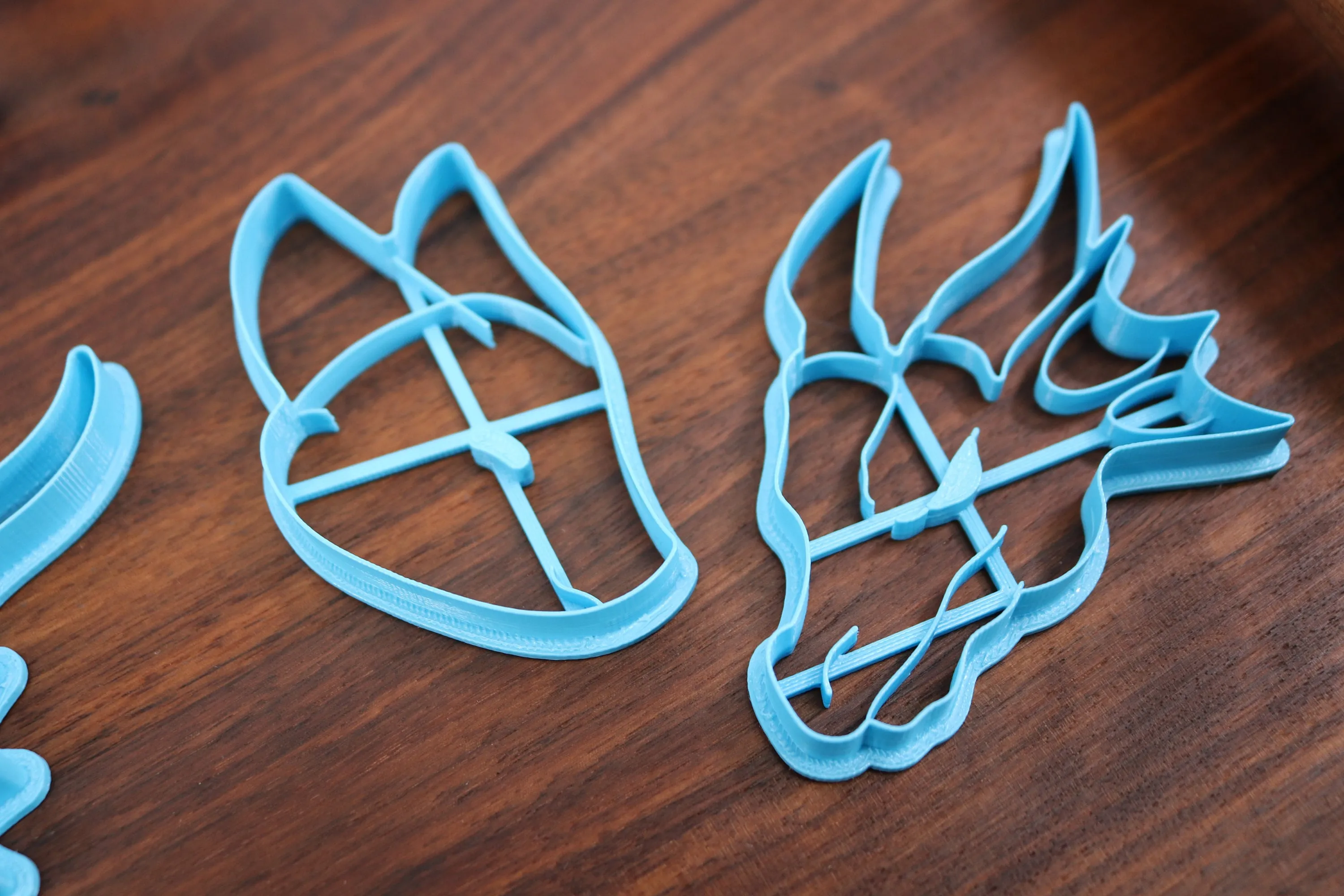 Cute Dragon Cookie Cutters - Dragon Outline, Flying Dragon, Cute Dragon Face