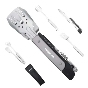 Defiance Tools STAINLESS STEEL BBQ MULTI TOOL - 6 IN 1