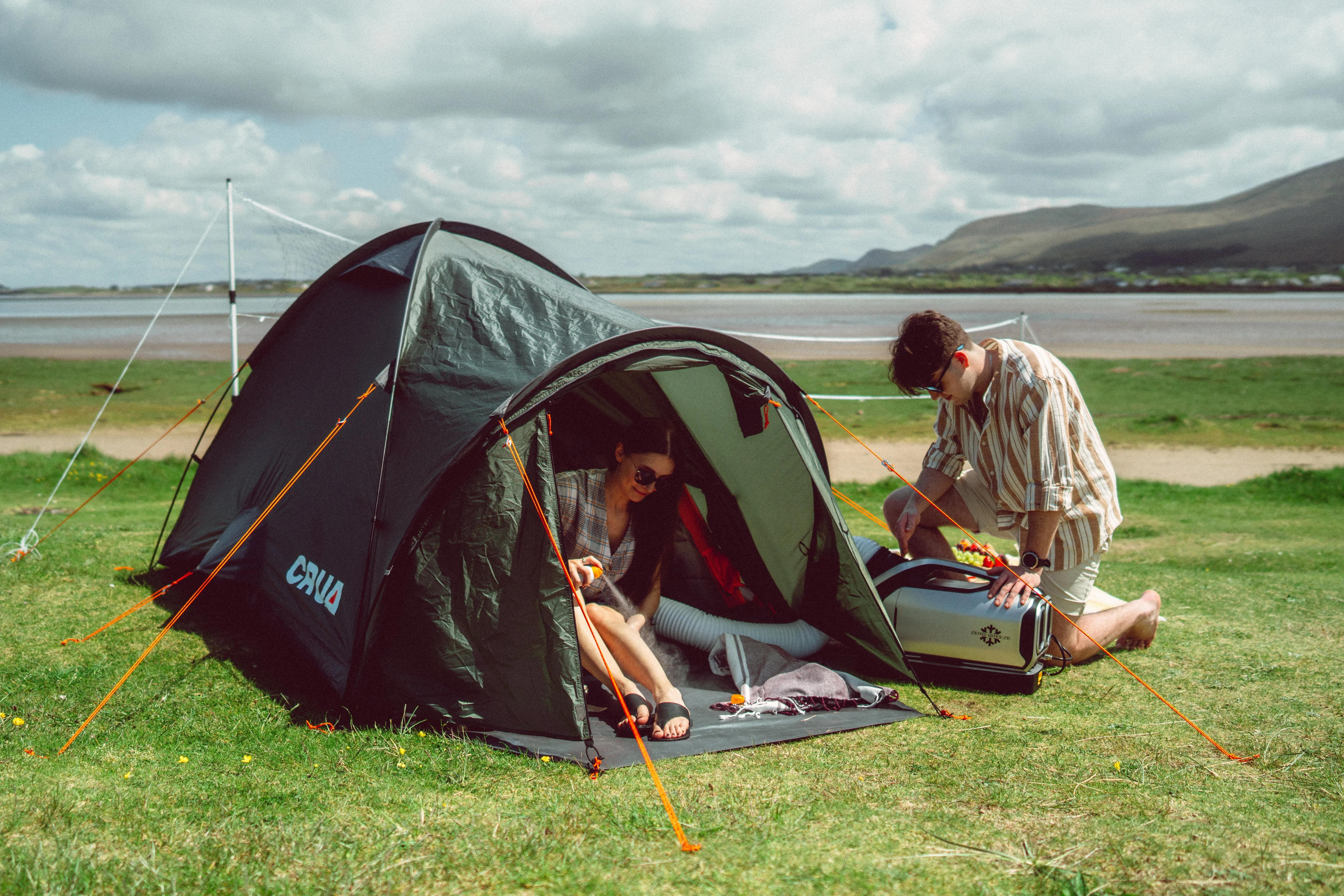 DUO| 2 PERSON CAMPING, DOME TENT - ALL WEATHER COMPATIBLE, WATERPROOF, SPACIOUS SHELTER WITH ENHANCED COMFORT AND DURABILITY