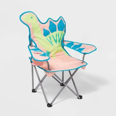 Compact Kids Dinosaur Camp Chair by Sun Squad