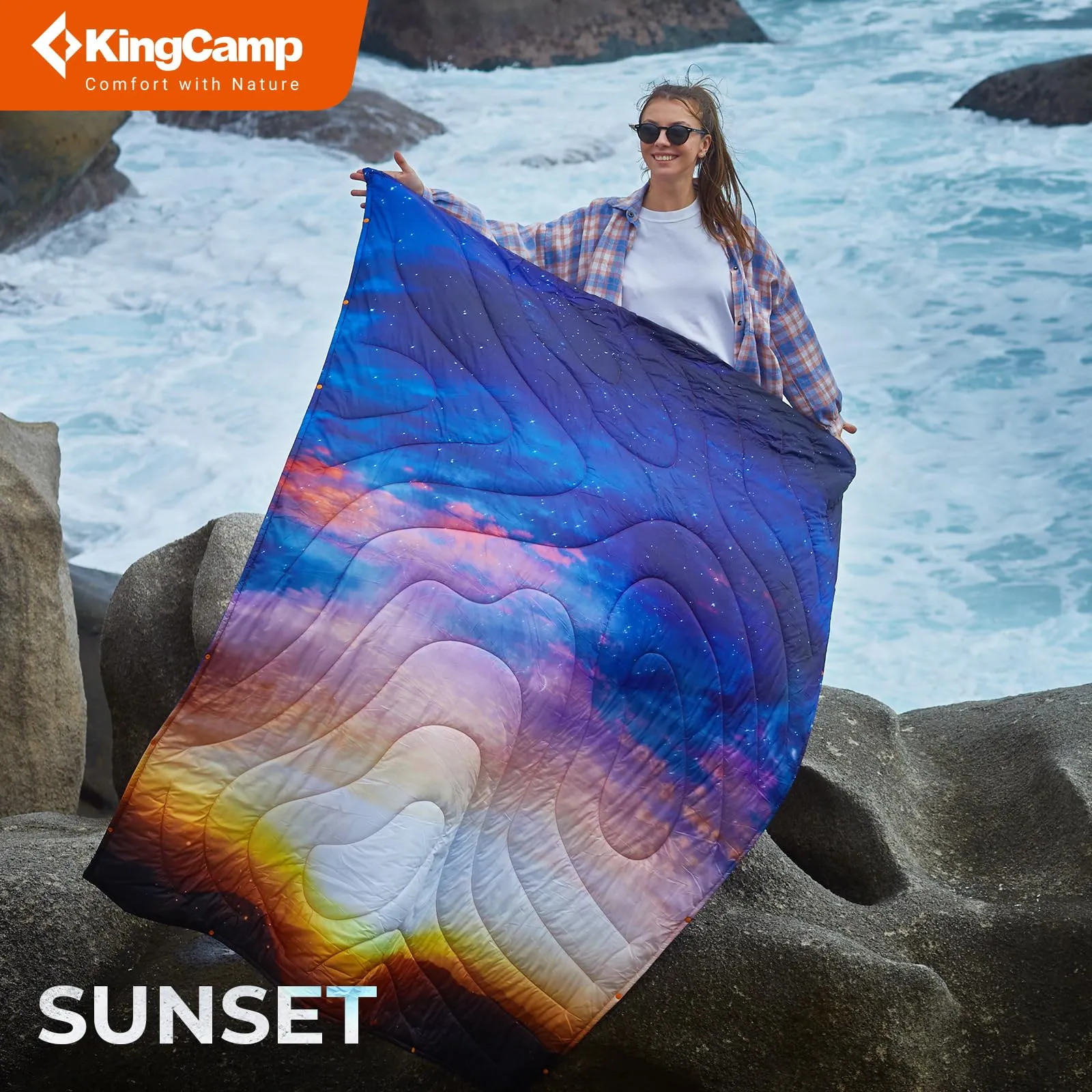 KingCamp BLANKET SMART 150 XL Lightweight Camping Blanket