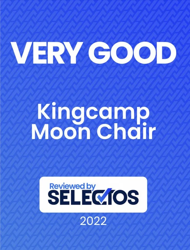 KingCamp Padded Oversized Moon Saucer Round Chairs