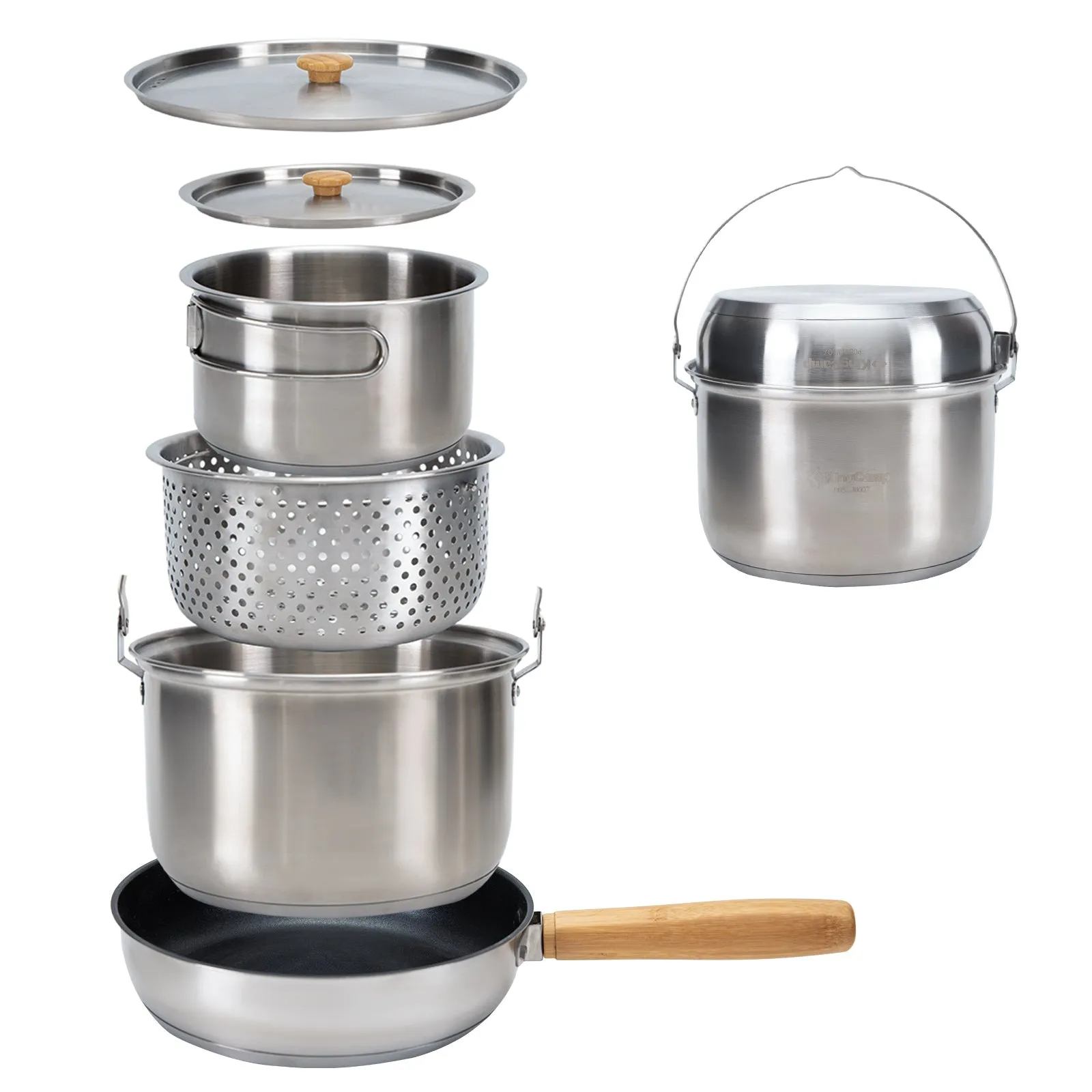 KingCamp Stainless Steel Cookware Set