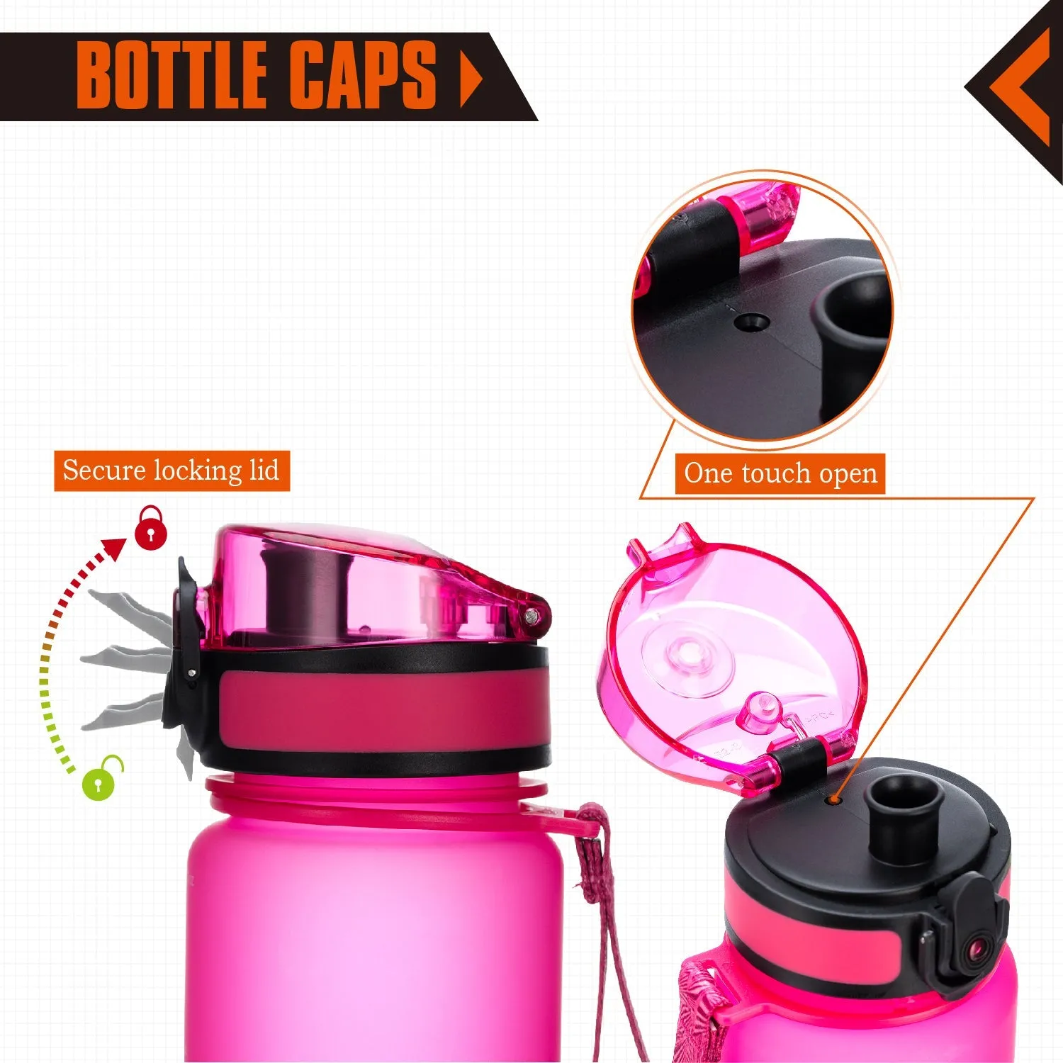 KingCamp Wide-Mouth Water Bottle