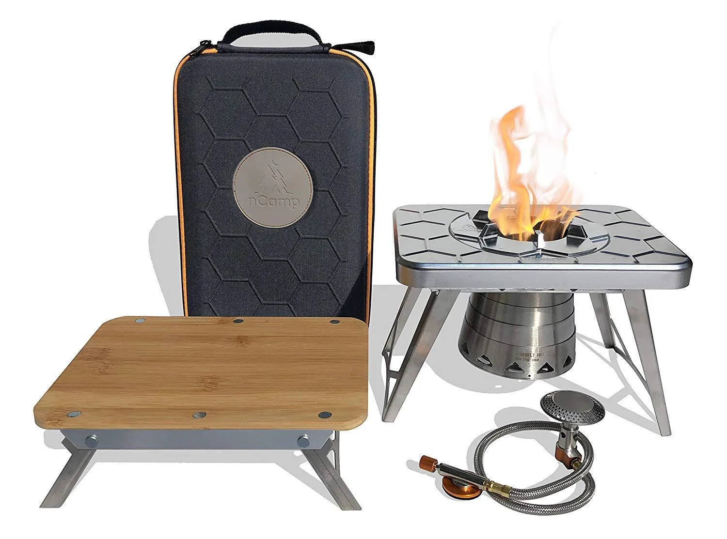 Kitchen to Go 4pc Bundle (Stove, Prep, Adapter, Case)