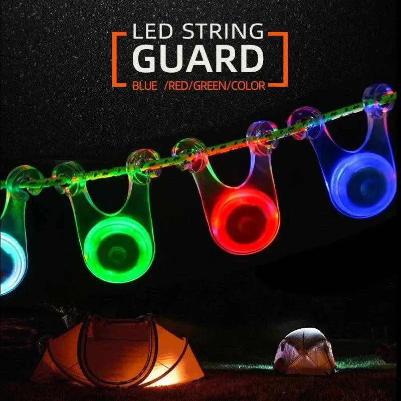 Light Up & Stay Safe: Pack of 10 Waterproof LED Tent Lights