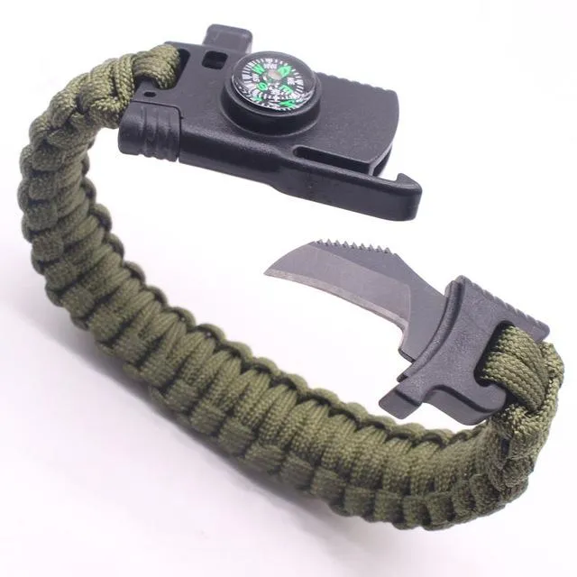 Military Outdoor Paracord Survival Bracelet