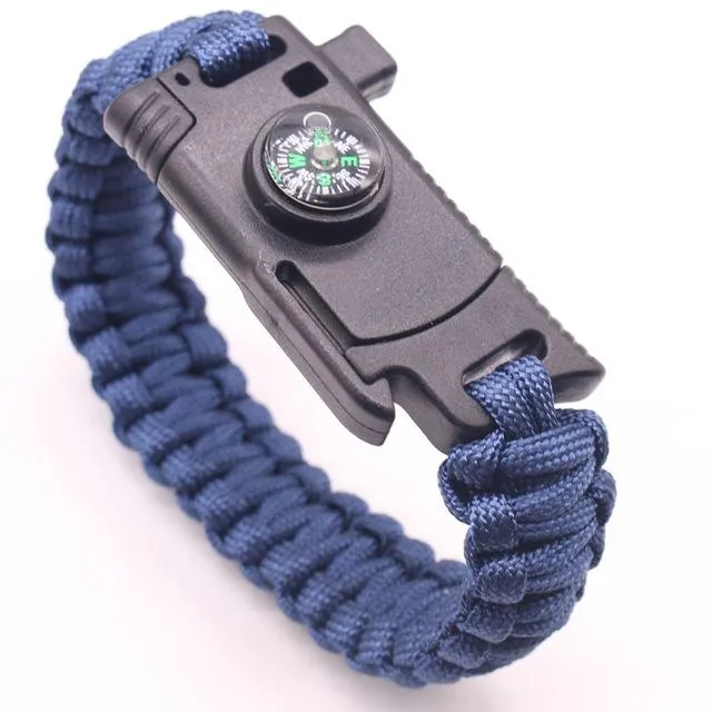 Military Outdoor Paracord Survival Bracelet