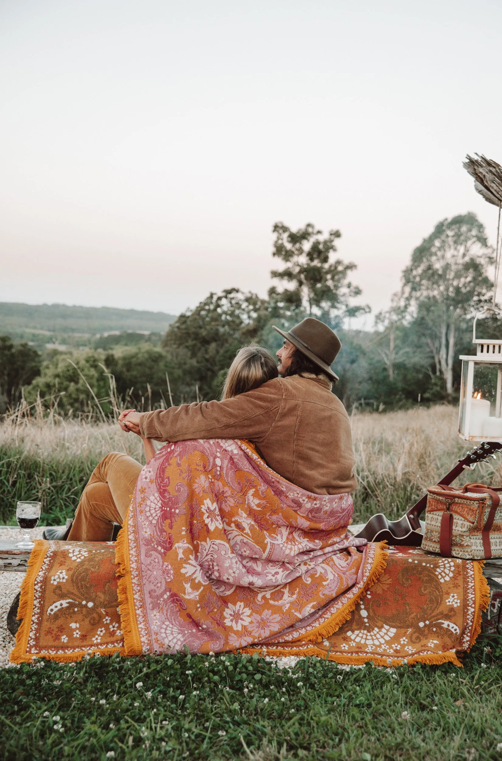 Ornate Floral Throw