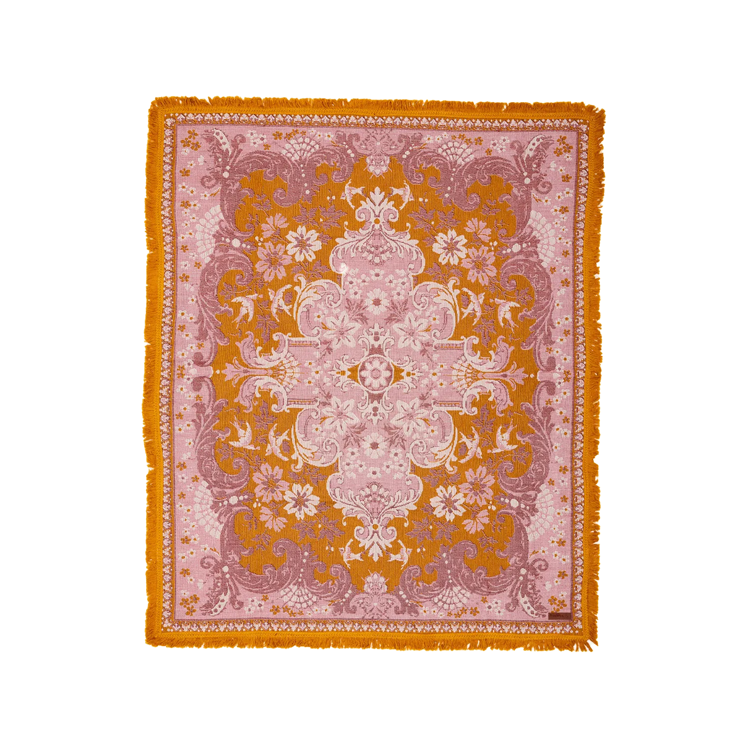 Ornate Floral Throw