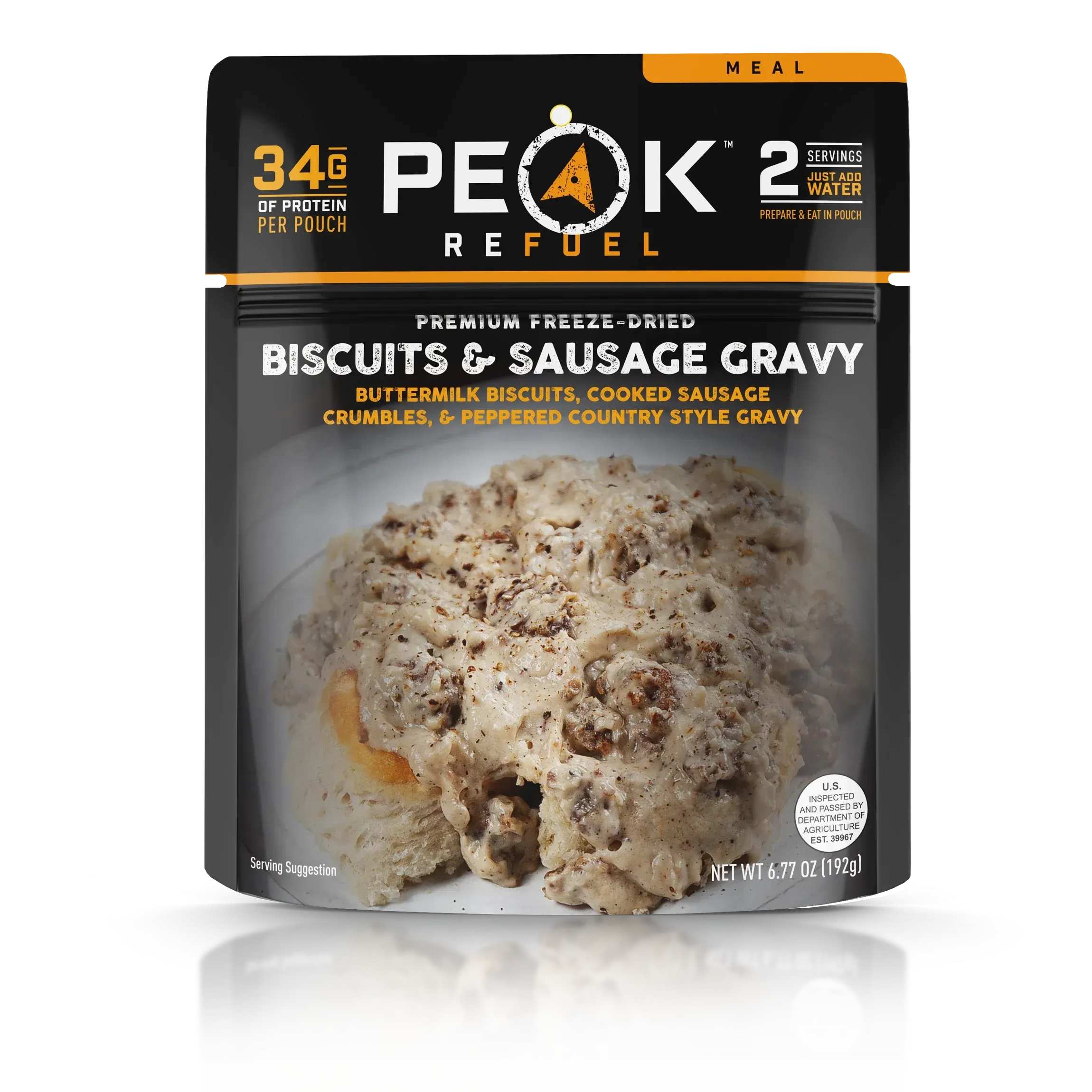 Peak Refuel Biscuits & Sausage Gravy Meal