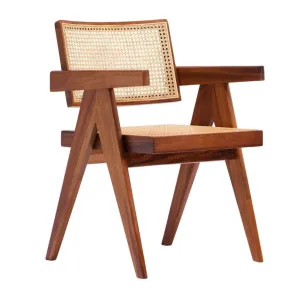 Pierre J. Teak Arm Dining Chair - Indoor / Outdoor Chair by Soho Concept