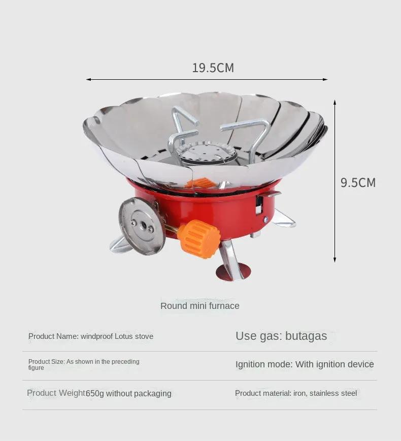 Portable Camping Travel Mini Gas Stove