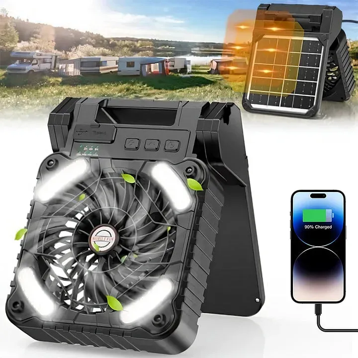 SAKER® Portable Solar Fan