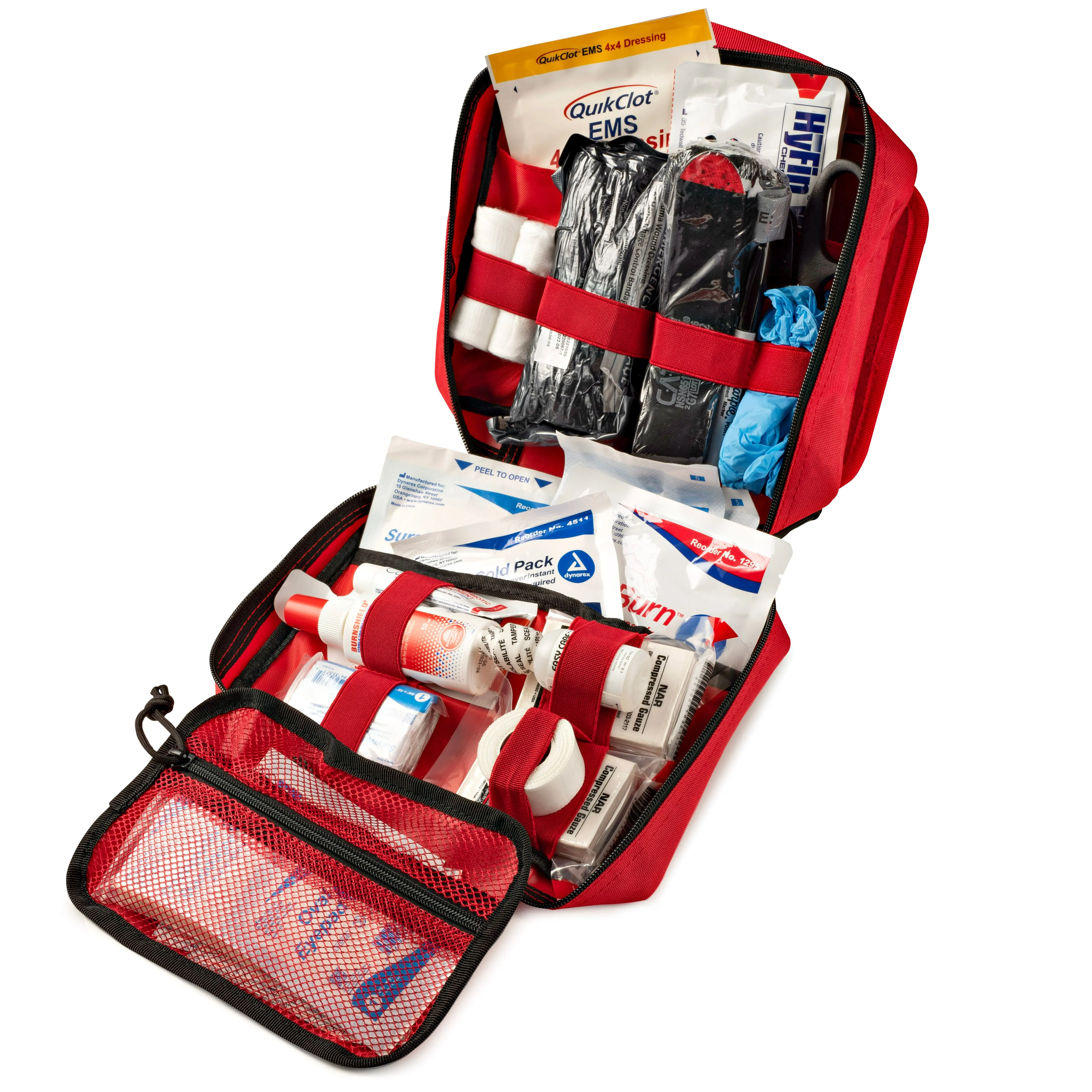 Scherber Vehicle IFAK Emergency Trauma Kit | 90  Medical Supplies | Intermediate