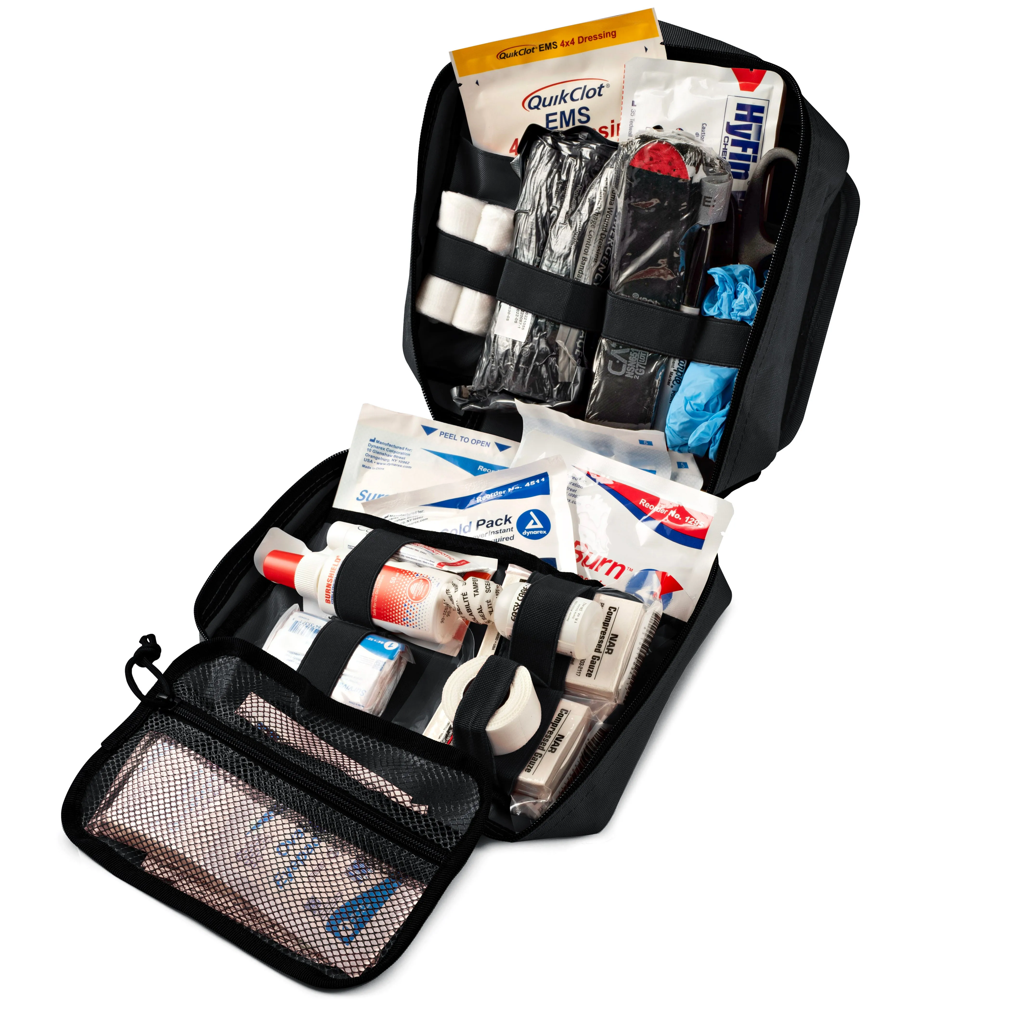 Scherber Vehicle IFAK Emergency Trauma Kit | 90  Medical Supplies | Intermediate