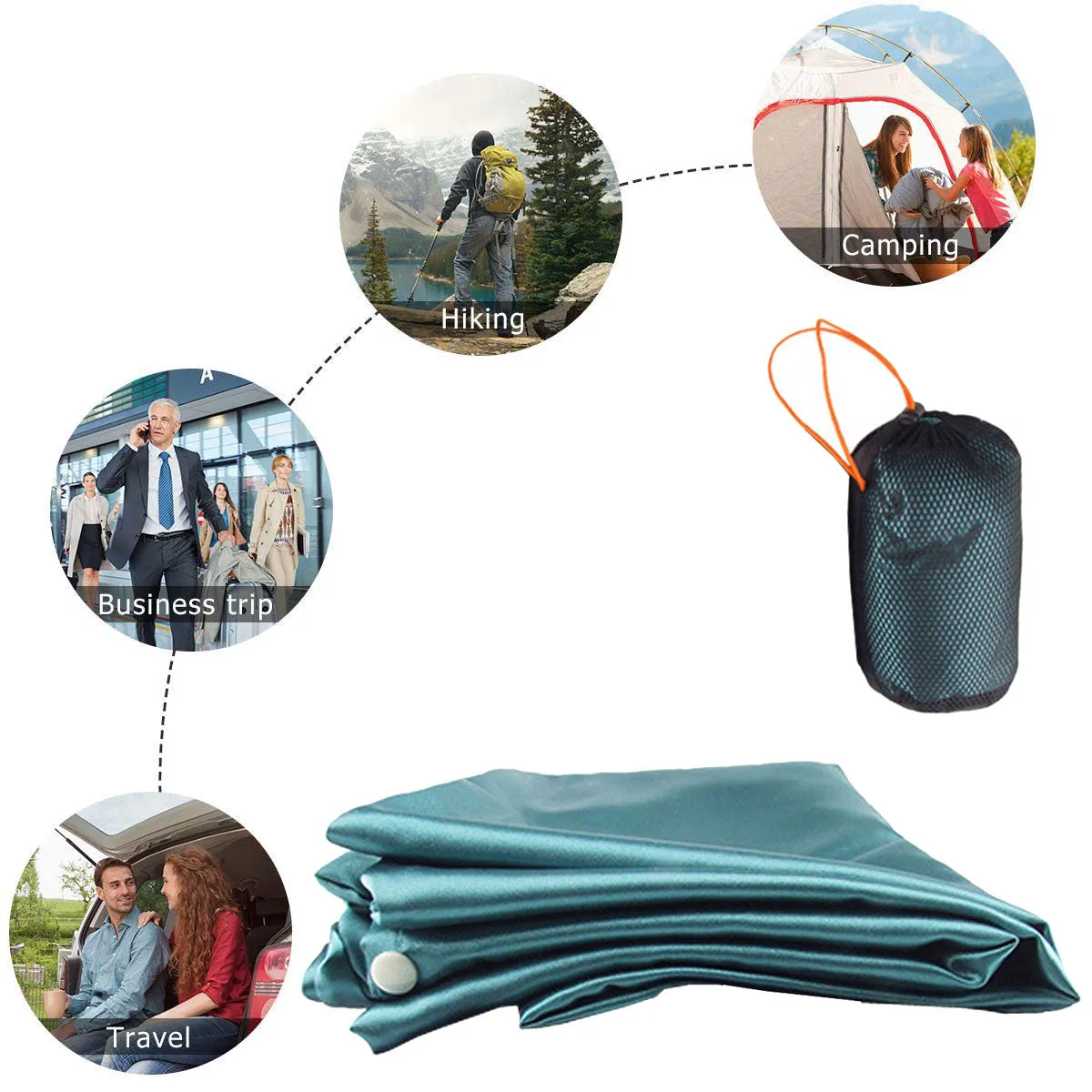 Sleeping Bag Liner and Camping Sheet