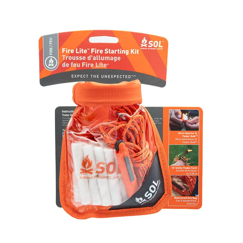 Premium SOL Fire Lite Survival Kit in Waterproof Dry Bag