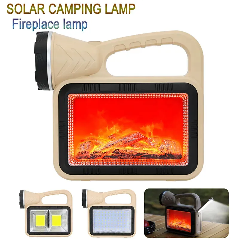 Sun Glow Solar LED Camping Flashlight