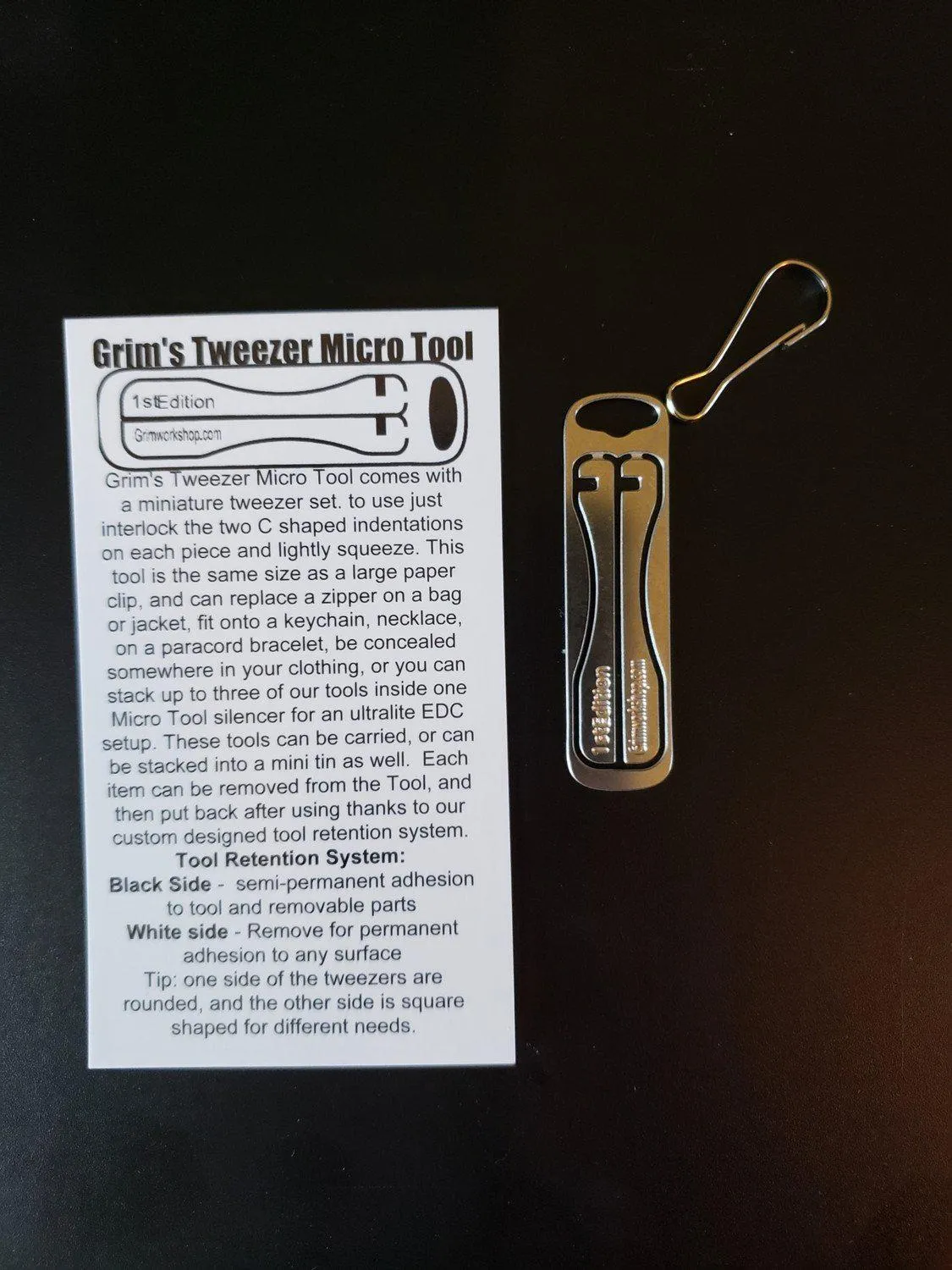 Tweezer Micro Tool Rounded Tip