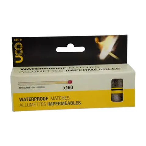 UCO Waterproof Matches (4 Pack / 160 Piece)