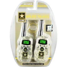 USA Army Kids Walkie Talkies Toy - Key Lock, Gift for Outdoor Adventure Camping Hunt Trip (2 Pack, Camo) 4  Years Old