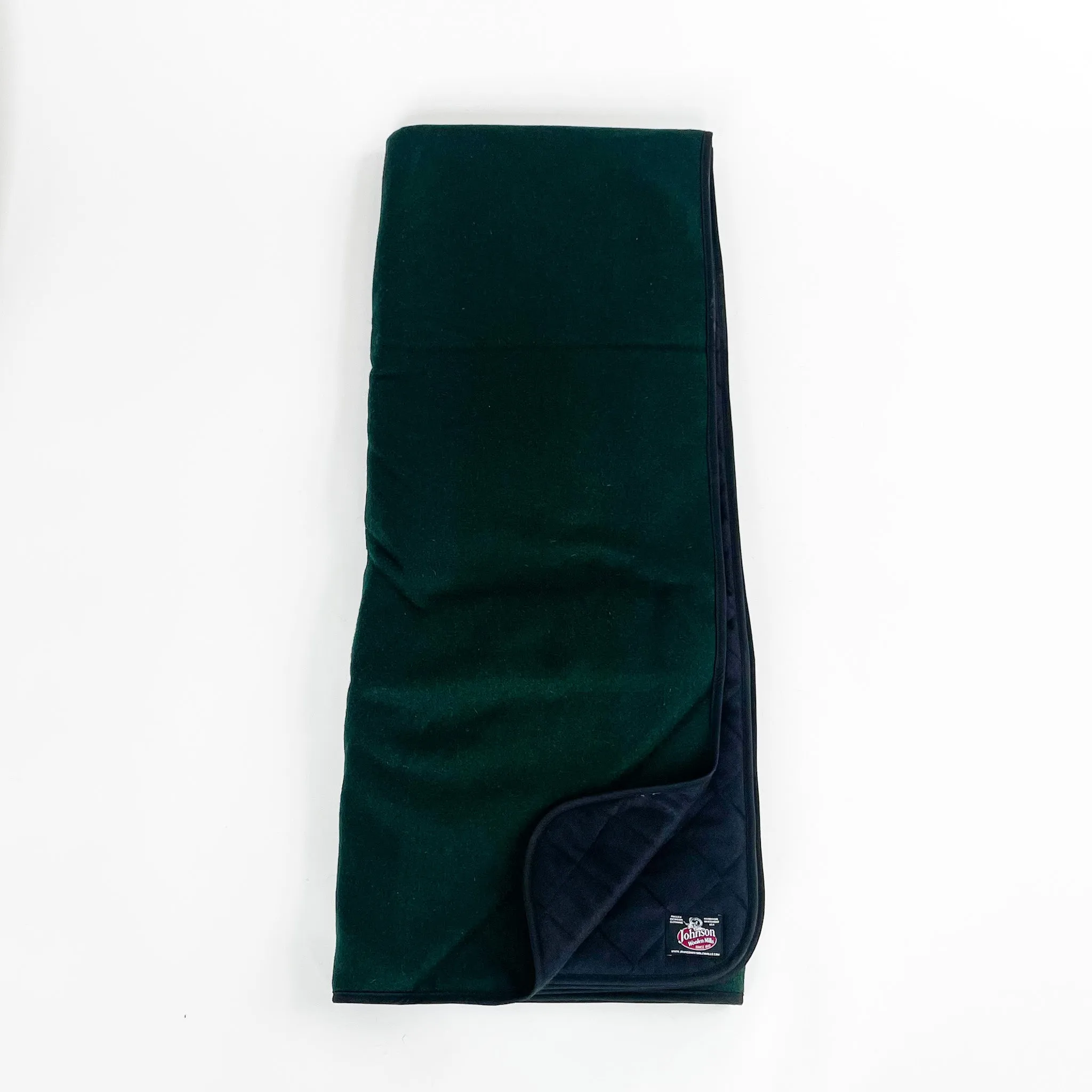 Wilderness Wool Throw Blanket - 74 - Spruce Green