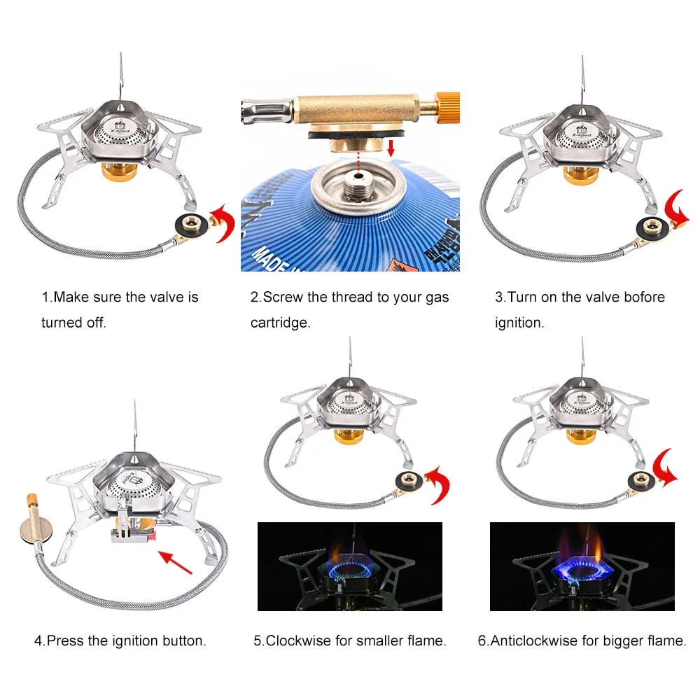 Windproof Outdoor Camping Gas Stove