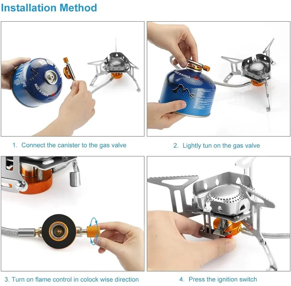 Windproof Outdoor Camping Gas Stove